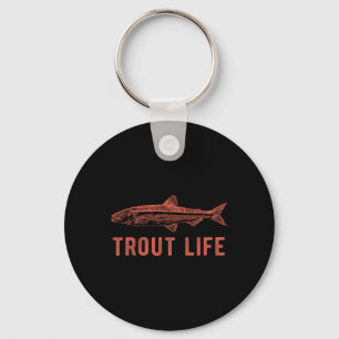 トラウライフ魚釣りノベルティフィッシャーマンギフト キーホルダー