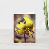 トラウリリー&フレンドフローラノートカード カード (正面)