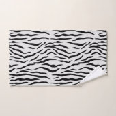 トラエレガントガ顔とライトグレーのモノグラム バスタオルセット (ハンドタオル)