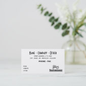 トラカスタマイズおもしろいクタ 名刺 (スタンド正面)