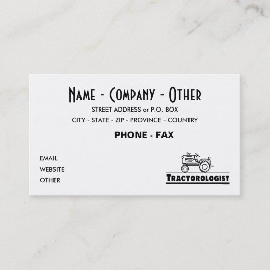 トラカスタマイズおもしろいクタ 名刺 (正面)