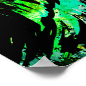 トラカッコいいーのアートワーク – 野生生物の大きな猫- Tiger ポスター (角)