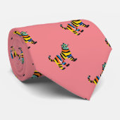 トラカラフルガネコ人の折衷的な ネクタイ (ロール)