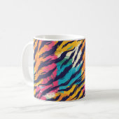 トラカラフルストライプー コーヒーマグカップ (正面左)