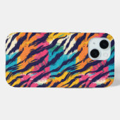 トラカラフルストライプー Case-Mate iPhoneケース (裏面 (横))