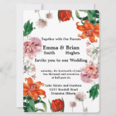 トラガイリとチューリップ 招待状 (正面)