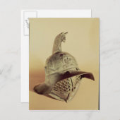 トラキアのグラディエーターのヘルメット ポストカード (正面/裏面)