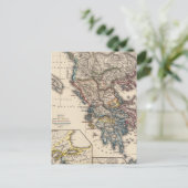 トラキア・マケドニアの地図 ポストカード (スタンド正面)