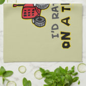 トラクおもしろいタ キッチンタオル (折り畳み)