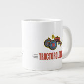 トラクおもしろいタ ジャンボコーヒーマグカップ (正面右)