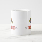 トラクおもしろいタ ジャンボコーヒーマグカップ (正面)