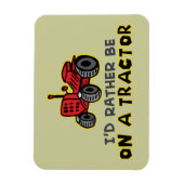 トラクおもしろいタ マグネット (縦)