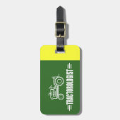 トラクおもしろいタ ラゲッジタグ (正面縦)