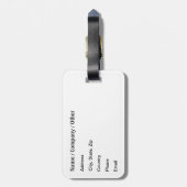 トラクおもしろいタ ラゲッジタグ (裏面縦)