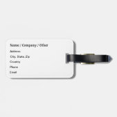 トラクおもしろいタ ラゲッジタグ (裏面横)