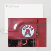 トラクすごいタ詳細 ポストカード (正面/裏面)