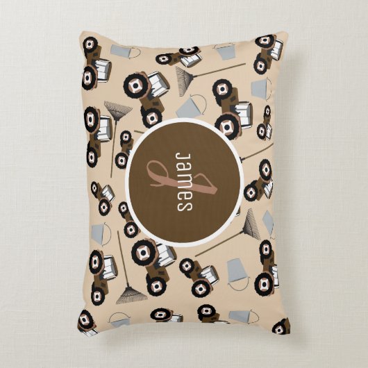 トラクカスタマイズトラックトラックパターンファーム機器 アクセントクッション (正面(垂直))