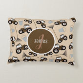 トラクカスタマイズトラックトラックパターンファーム機器 アクセントクッション (裏面)