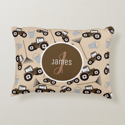 トラクカスタマイズトラックトラックパターンファーム機器 アクセントクッション (裏面)
