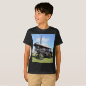 トラクションエンジンのレナウン号 Tシャツ (正面フル)