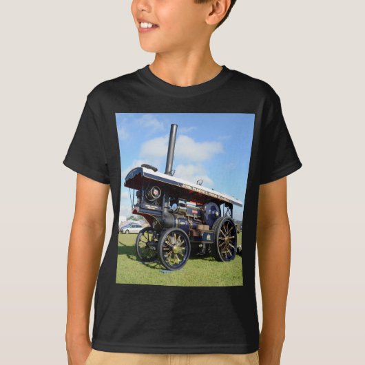 トラクションエンジンのレナウン号 Tシャツ (正面)