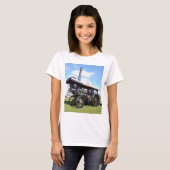 トラクションエンジンのレナウン号 Tシャツ (正面フル)