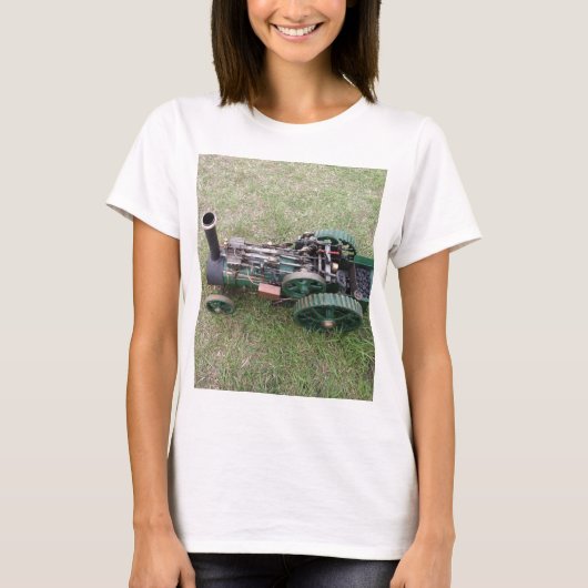 トラクションエンジンモデル Tシャツ (正面)