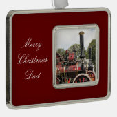 トラクションエンジン シルバープレートフレームオーナメント (右)