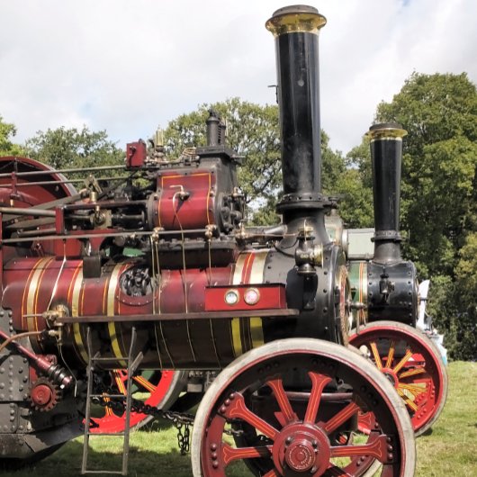 トラクションエンジン スクエアペーパーコースター