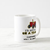 トラクタおもしろいー コーヒーマグカップ (正面右)