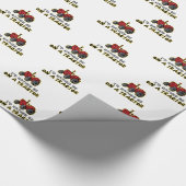 トラクタおもしろいー ラッピングペーパー (角)