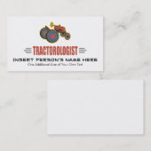 トラクタおもしろいー 名刺 (正面/裏面)