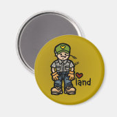 トラクタのマグネット。 マグネット (正面/裏面)