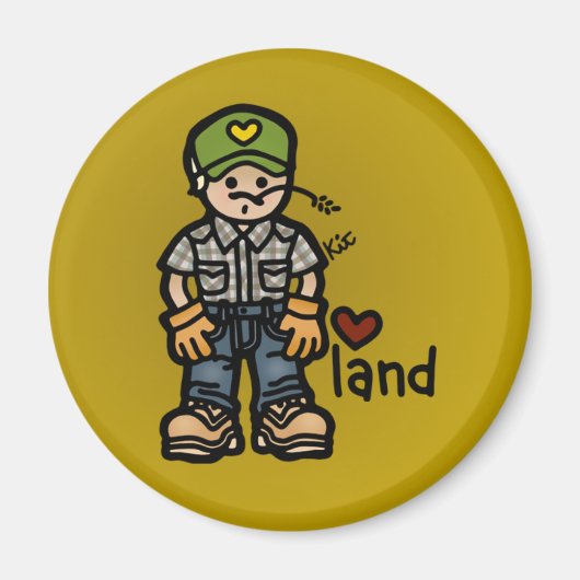 トラクタのマグネット。 マグネット (正面)