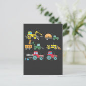 トラクタクールーとハーベスターズ収集農家 ポストカード (スタンド正面)