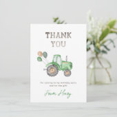 トラクタサンキューカード |トラクターありがとう サンキューカード (スタンド正面)