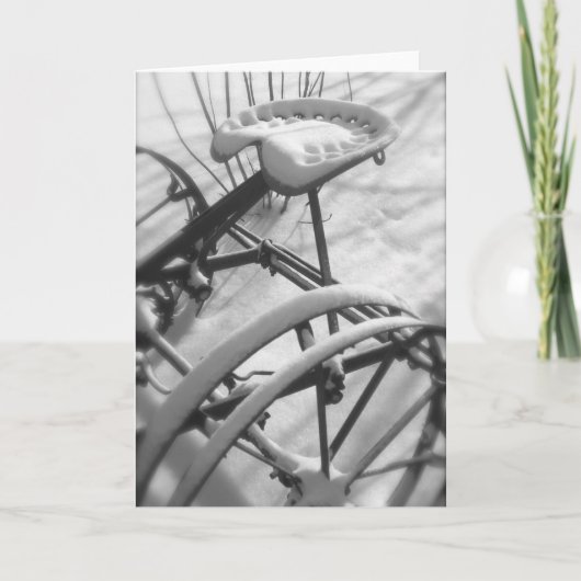 トラクタシートクリスマスカードまたはノートカード シーズンカード (正面)