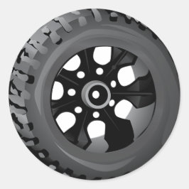 トラクタタイヤ封筒用シール ラウンドシール