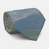 トラクタネクタイ付きマウンテンシーン ネクタイ (ロール)