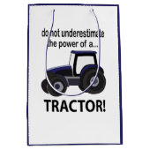 トラクタパワートラクタ ミディアムペーパーバッグ (正面)