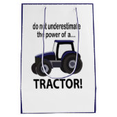 トラクタパワートラクタ ミディアムペーパーバッグ (裏面)