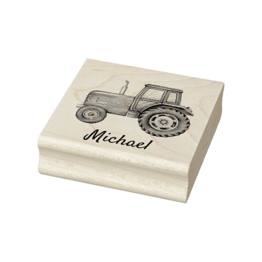 トラクタパーソナライズされたファーム ラバースタンプ (スタンプ)