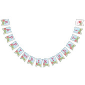 トラクタファーム誕生日バナー バンティングフラッグ (全)