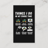 トラクタボーイおもしろい農業トラクタ 名刺 (正面)