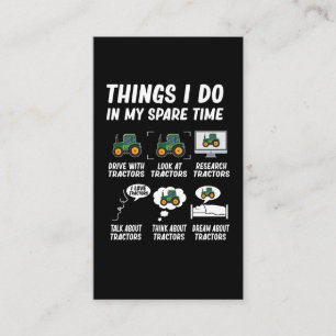 トラクタボーイおもしろい農業トラクタ 名刺