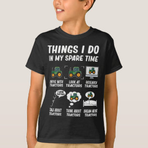 トラクタボーイおもしろい農業トラクタ Tシャツ