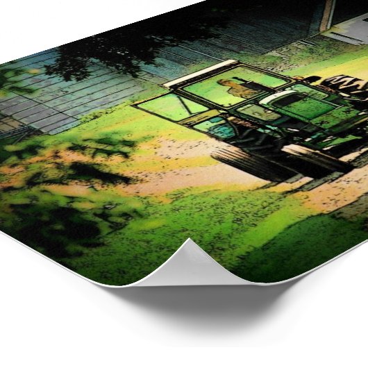 トラクタポスター ポスター (角)