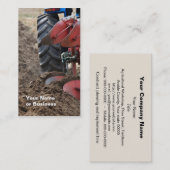 トラクターおよびすきの名刺 名刺 (正面/裏面)