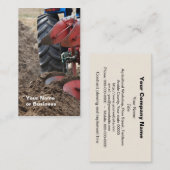 トラクターおよびすきの名刺 名刺 (正面/裏面)
