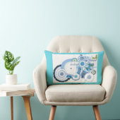 トラクターおよび魚の装飾用クッション ランバークッション (椅子)